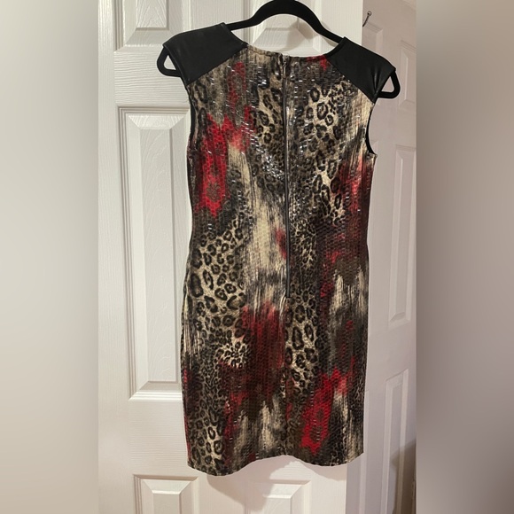 Animal Print Bodycon Dress - Picture 2 of 8